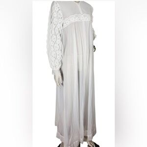 🌸 Le Voys Vintage Sheer Lace Gown 🌸